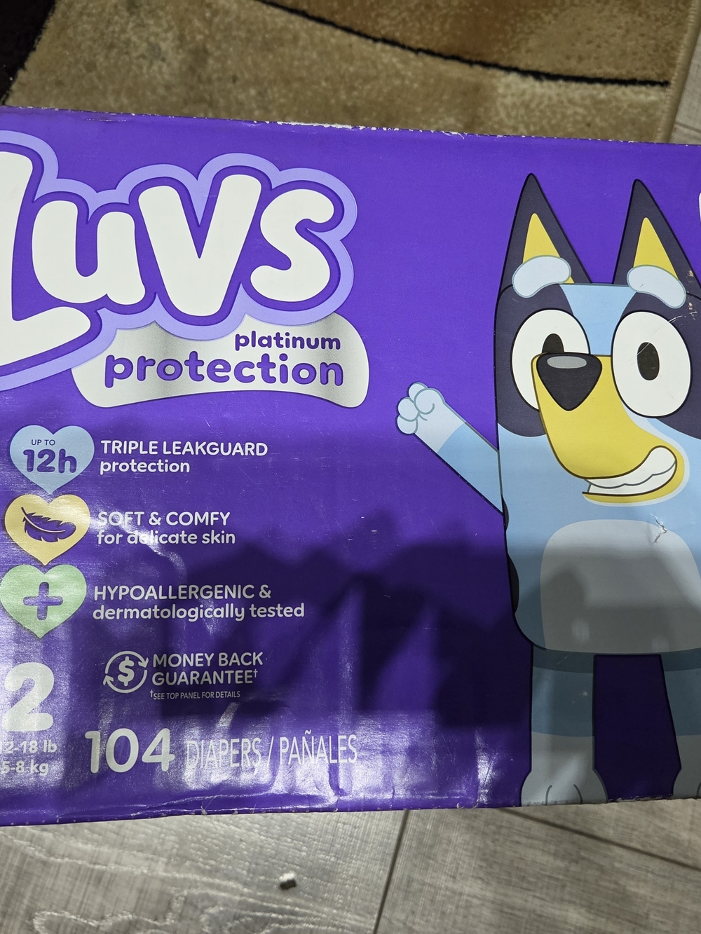Luvs Platinum Protection Diapers - Size 2 104 Count